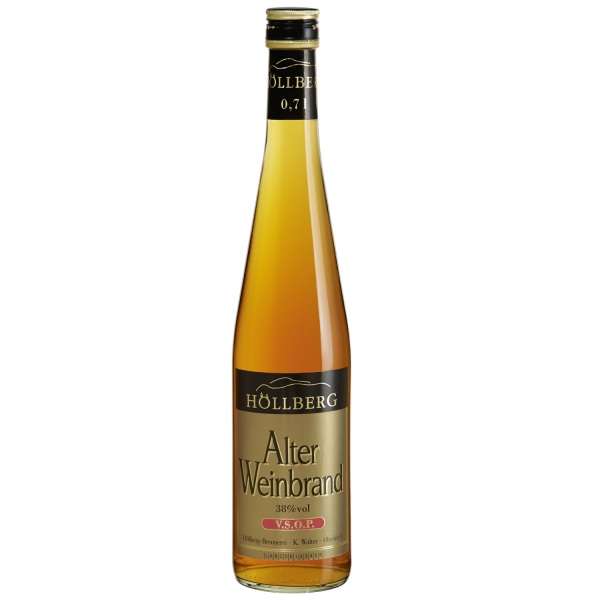 0,7 Liter Flasche Höllberg Weinbrand