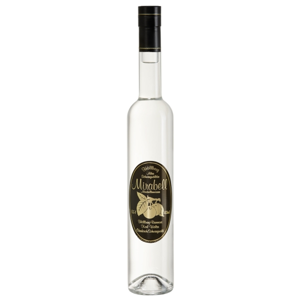 0,5 Liter Flasche Höllberg Mirabellengeist mit 45% vol.