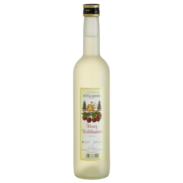 0,7 Liter Flasche Höllberg Honig Waldhimeer